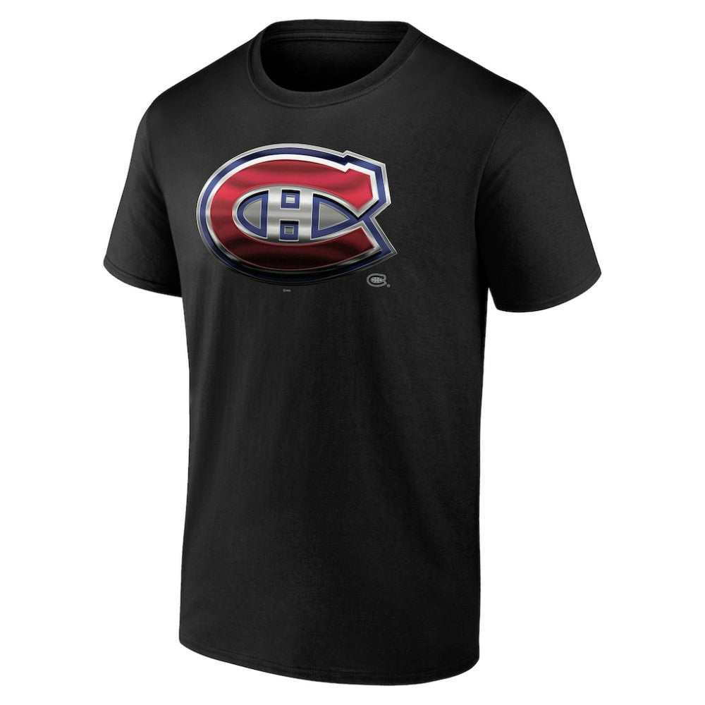 Montreal Canadiens Personalized Midnight Mascot Logo T-Shirt - Black | US 4444421