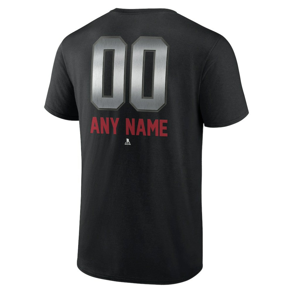 Montreal Canadiens Personalized Midnight Mascot Logo T-Shirt - Black | US 4444421