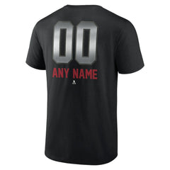 Montreal Canadiens Personalized Midnight Mascot Logo T-Shirt - Black | US 4444421