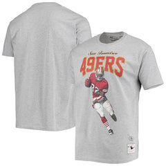 Ricky Watters San Francisco 49ers Player Graphics T-Shirt - Gray T-shirts