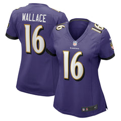 Tylan Wallace Baltimore Ravens Women's Game Jersey - Purple Jerseys