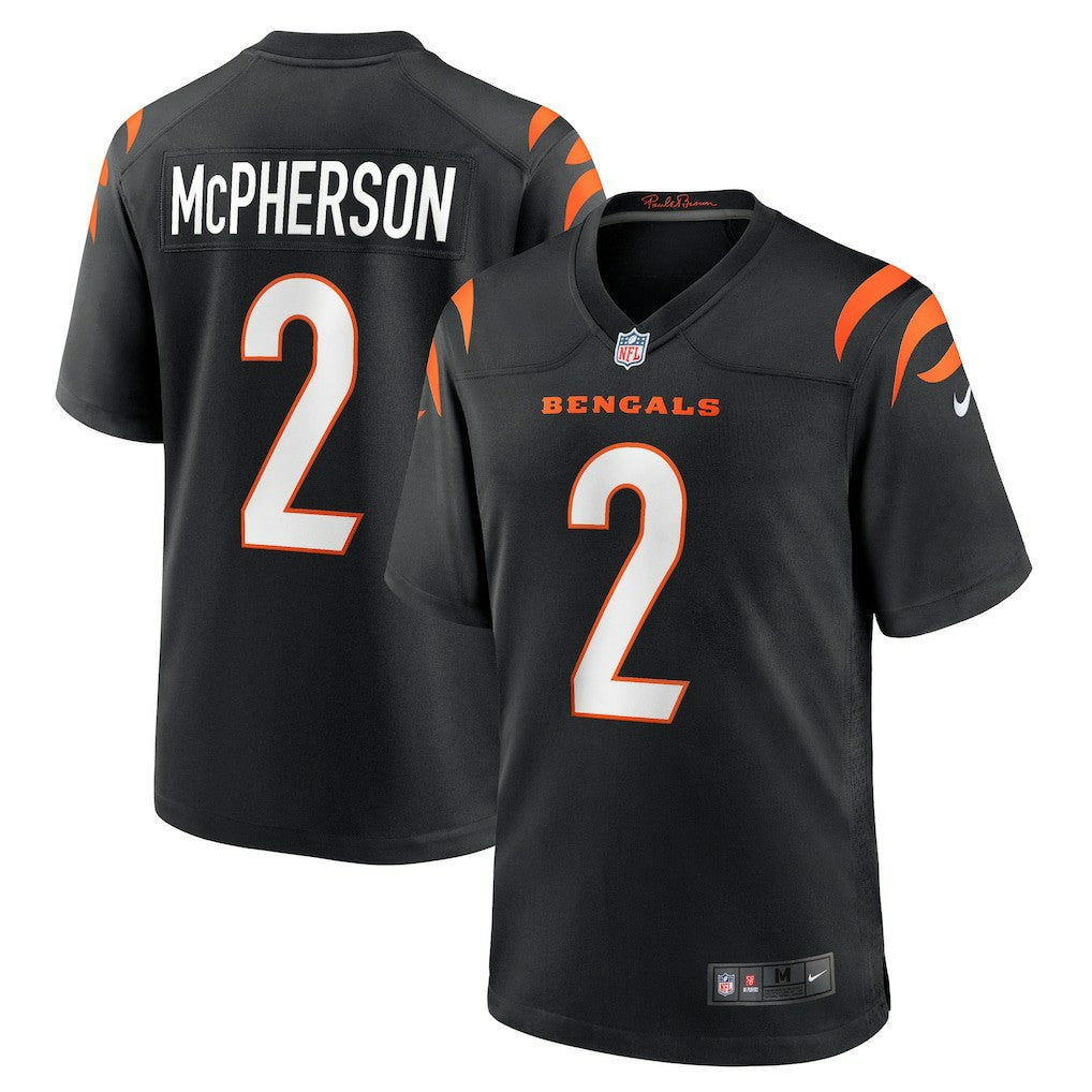 Evan McPherson Cincinnati Bengals Game Jersey - Black Jerseys