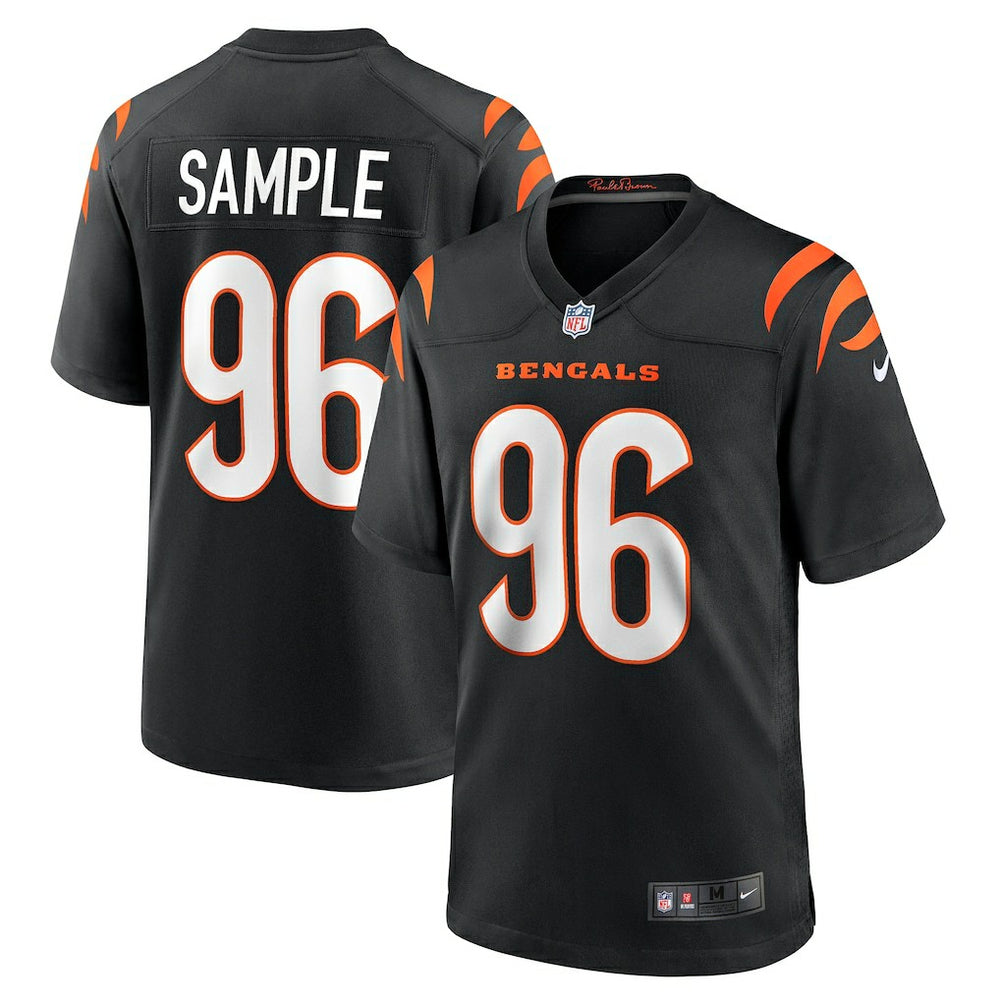 Cam Sample Cincinnati Bengals Game Jersey - Black Jerseys