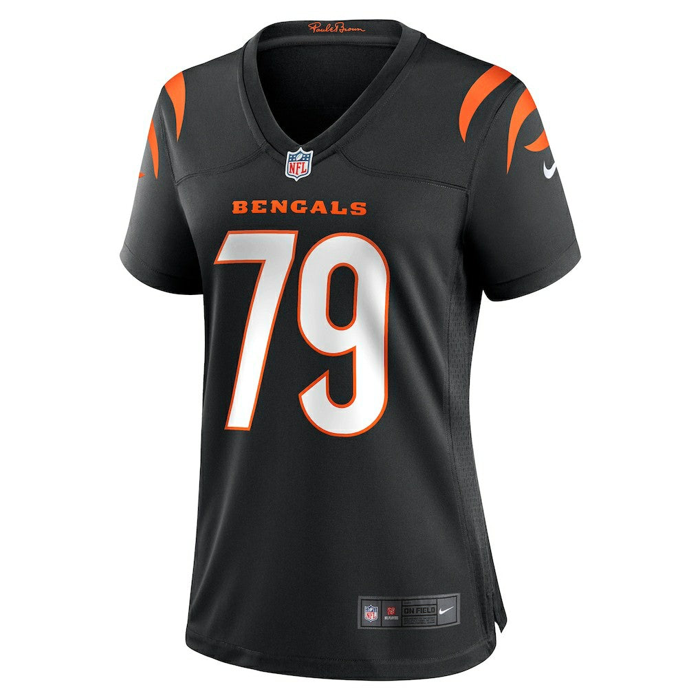 Jackson Carman Cincinnati Bengals Women's Game Jersey - Black Jerseys