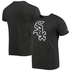 Chicago White Sox Homage Hand-Drawn Logo Tri-Blend T-Shirt - Heather Black T-shirts