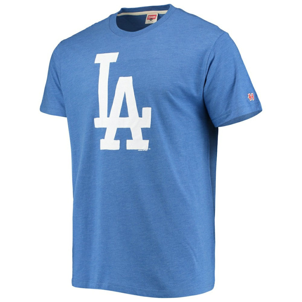 Los Angeles Dodgers Homage Hand-Drawn Logo Tri-Blend T-Shirt - Royal T-shirts