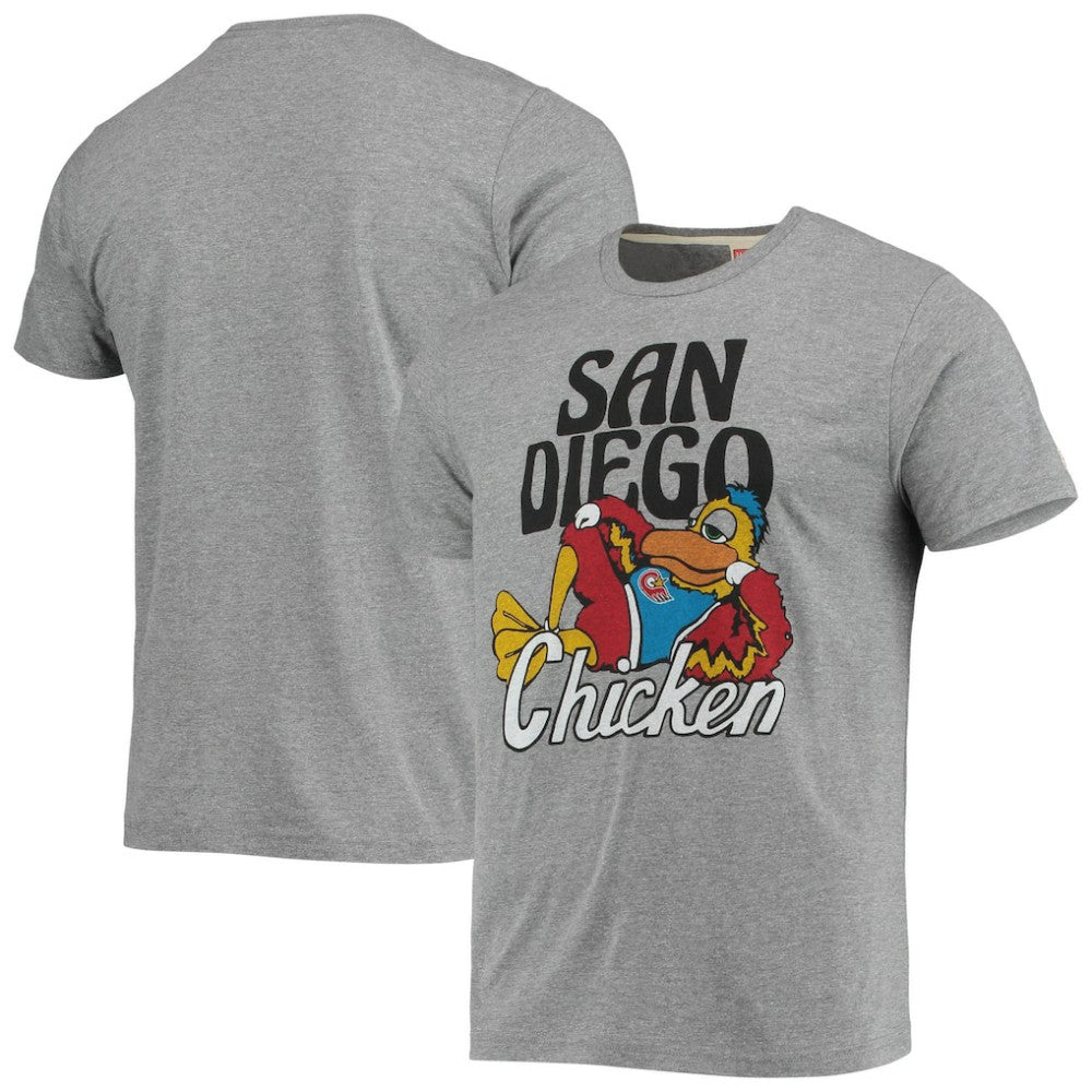 San Diego Padres Homage Hyper Local Tri-Blend T-Shirt - Gray T-shirts