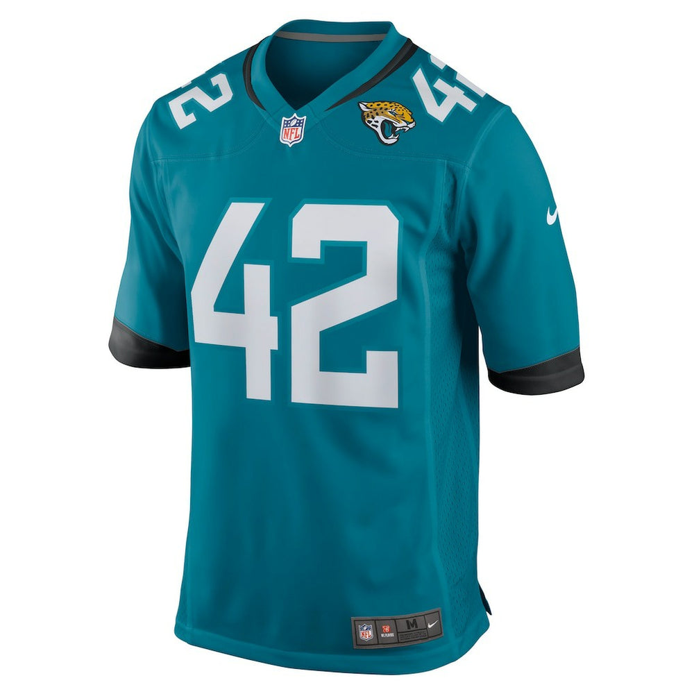 Andrew Wingard Jacksonville Jaguars Game Jersey - Teal Jerseys