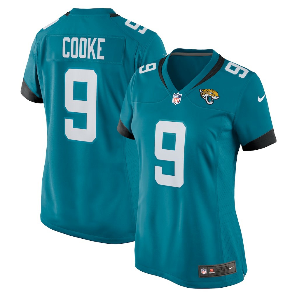 Logan Cooke Jacksonville Jaguars Women's Game Jersey - Teal Jerseys