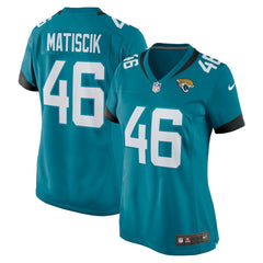 Ross Matiscik Jacksonville Jaguars Women's Game Jersey - Teal Jerseys