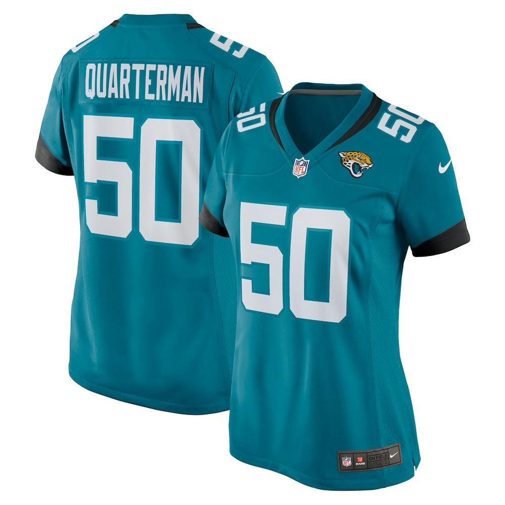 Shaquille Quarterman Jacksonville Jaguars Women's Game Jersey - Teal Jerseys