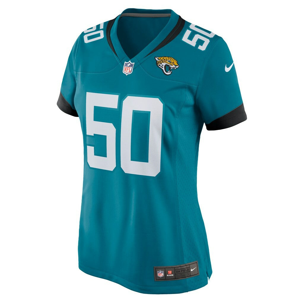Shaquille Quarterman Jacksonville Jaguars Women's Game Jersey - Teal Jerseys