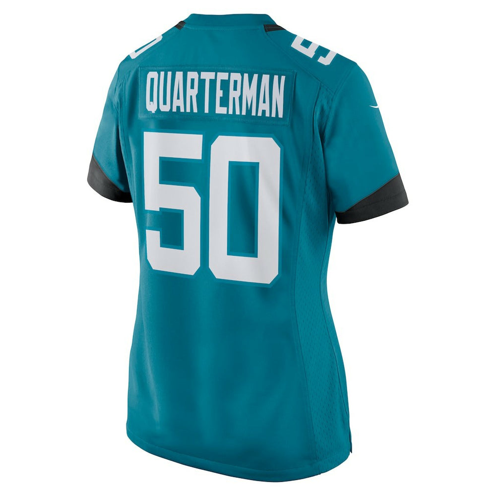 Shaquille Quarterman Jacksonville Jaguars Women's Game Jersey - Teal Jerseys