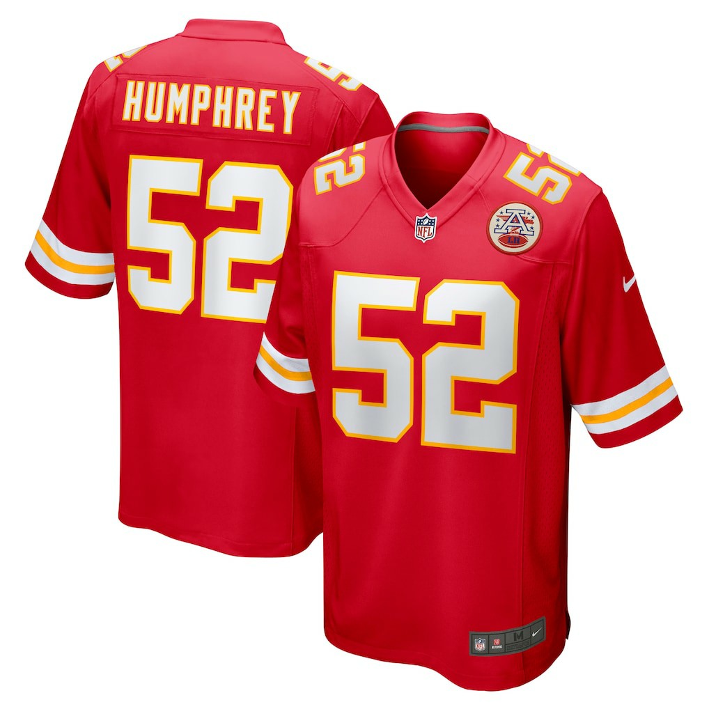 Creed Humphrey Kansas City Chiefs Game Jersey - Red Jerseys