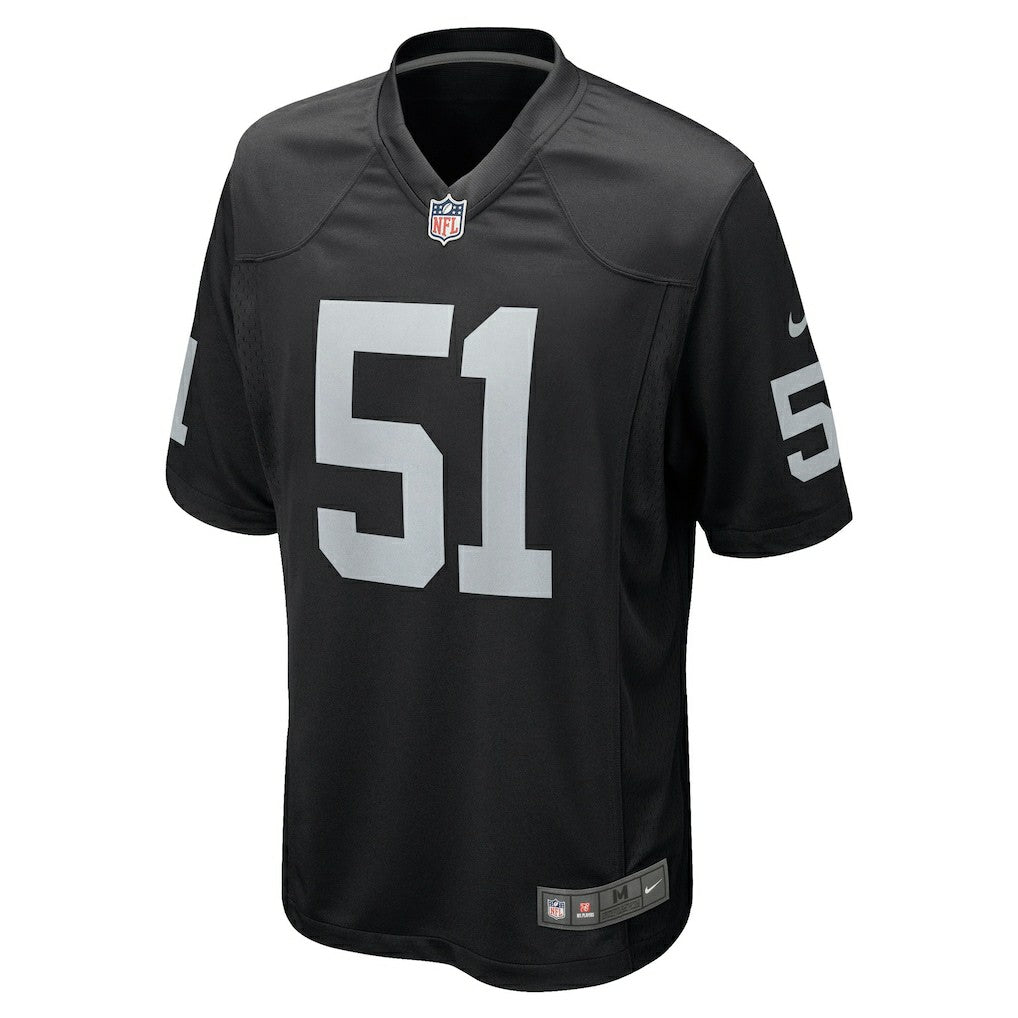 Malcolm Koonce Las Vegas Raiders Game Jersey - Black Jerseys