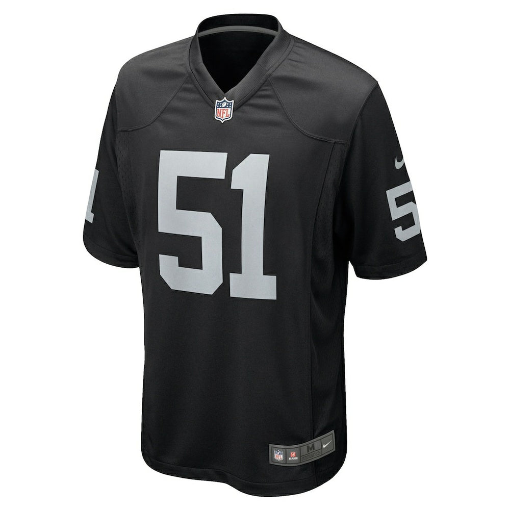 Malcolm Koonce Las Vegas Raiders Game Jersey - Black Jerseys