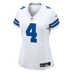 Dak Prescott Dallas Cowboys Women's Team Game Jersey - White Jerseys