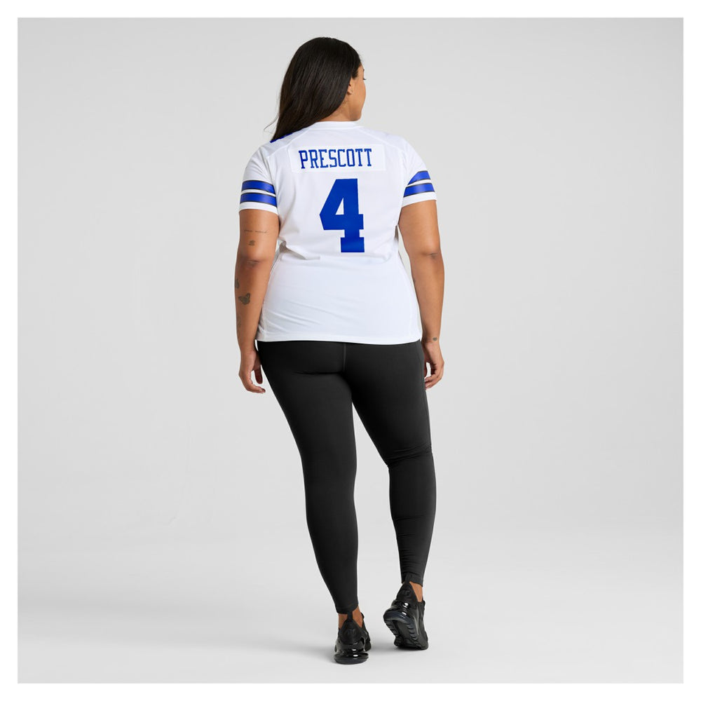 Dak Prescott Dallas Cowboys Women's Team Game Jersey - White Jerseys