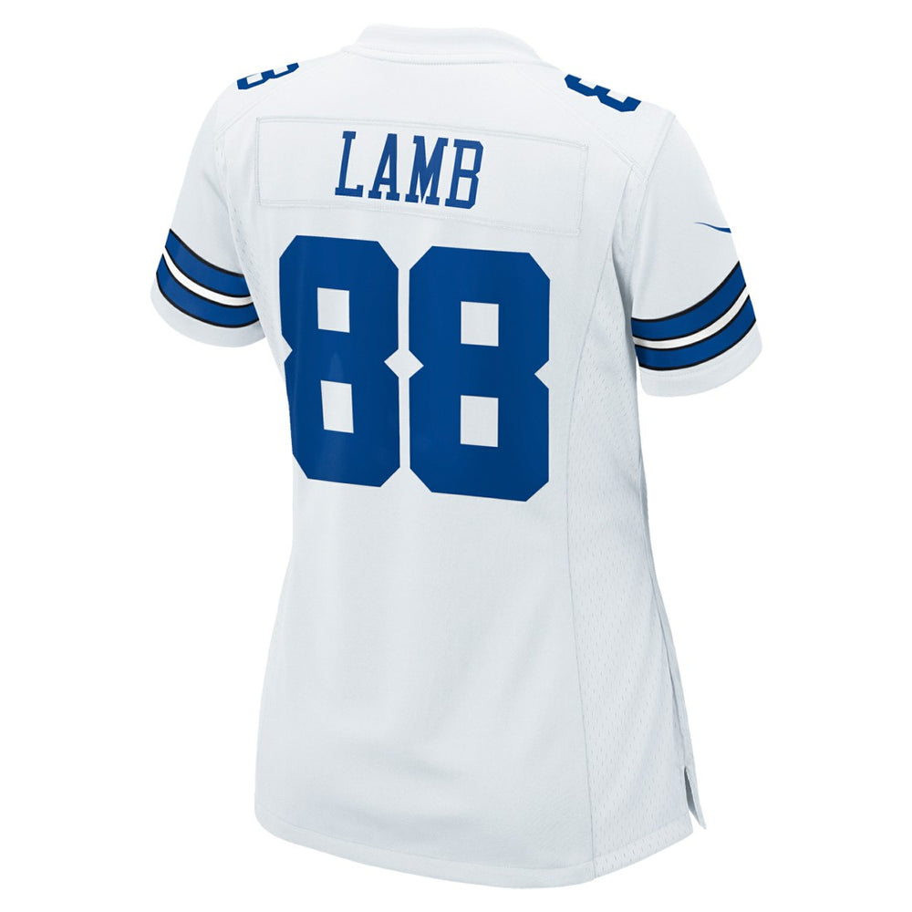 CeeDee Lamb Dallas Cowboys Women's Game Jersey - White Jerseys