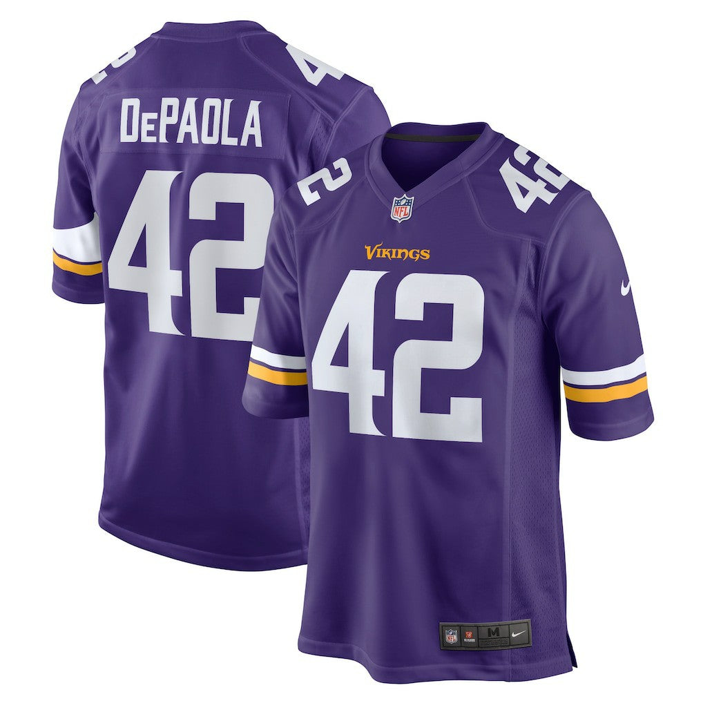 Andrew DePaola Minnesota Vikings Game Jersey - Purple Jerseys