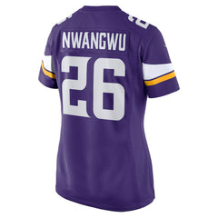 Kene Nwangwu Minnesota Vikings Women's Game Jersey - Purple Jerseys