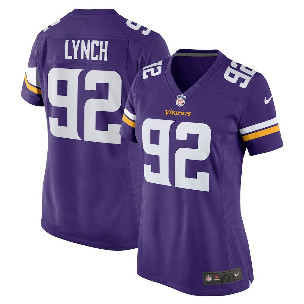 James Lynch Minnesota Vikings Women's Game Player Jersey - Purple Jerseys