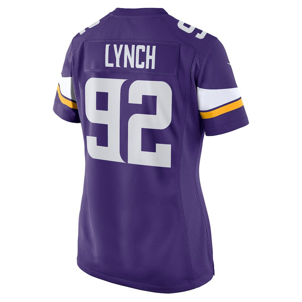 James Lynch Minnesota Vikings Women's Game Player Jersey - Purple Jerseys