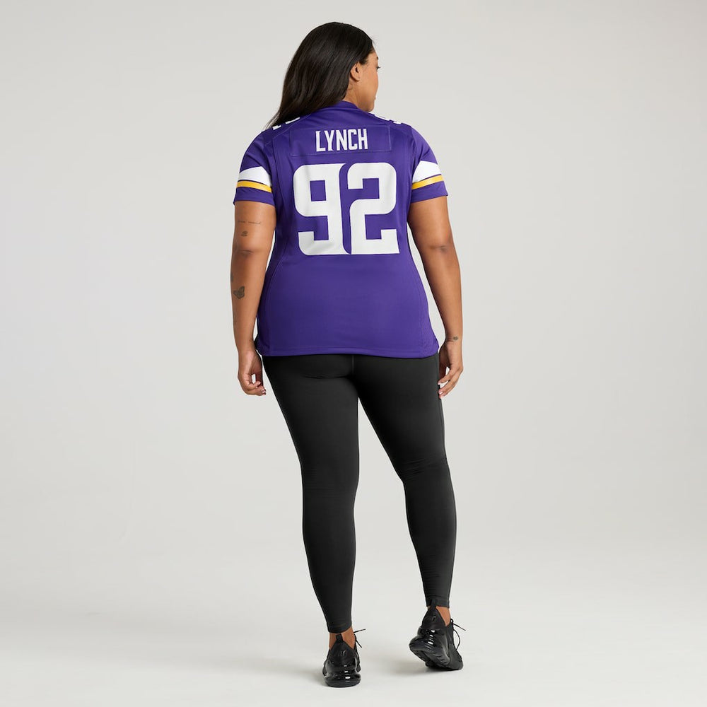 James Lynch Minnesota Vikings Women's Game Player Jersey - Purple Jerseys