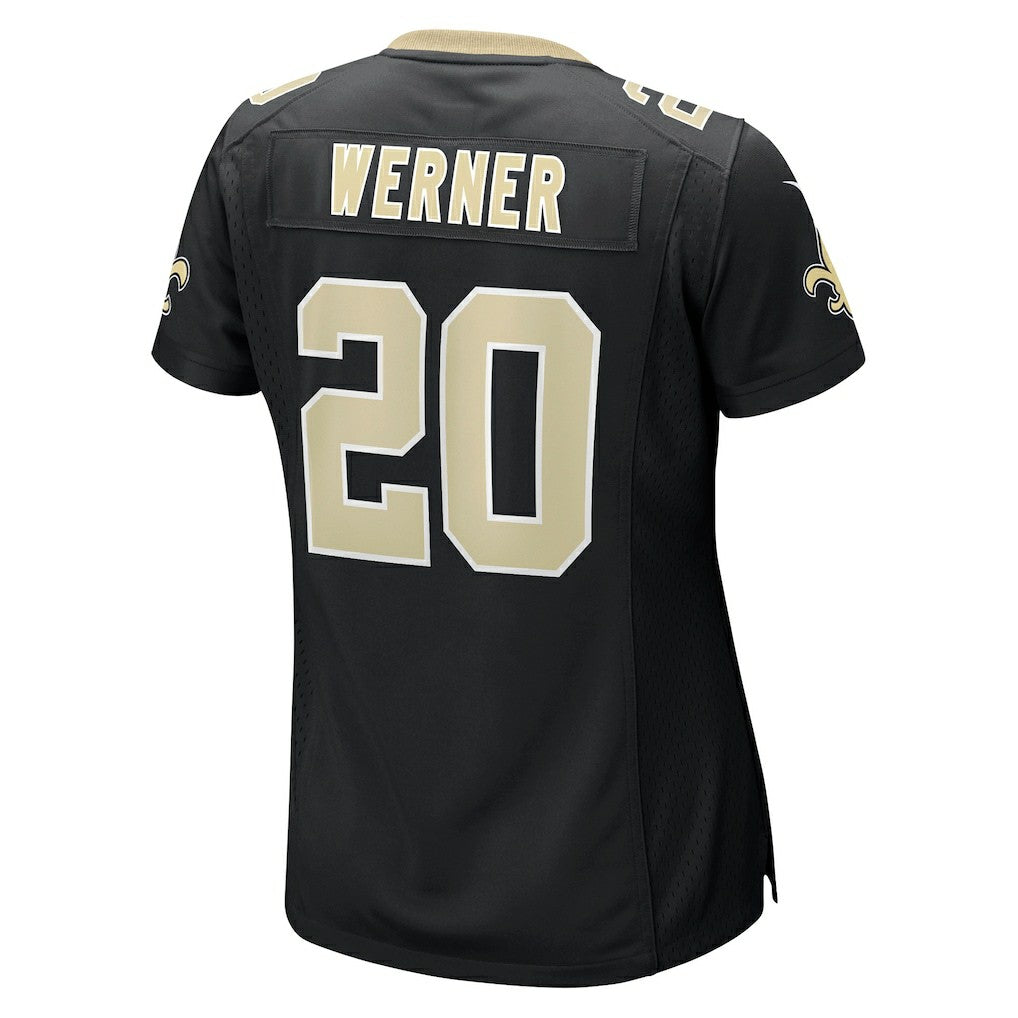 Pete Werner New Orleans Saints Women's Game Jersey - Black Jerseys