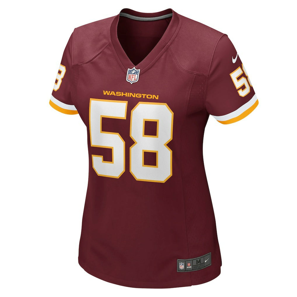 Shaka Toney Washington Football Team Women's Game Jersey - Burgundy Jerseys