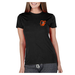 Baltimore Orioles Concepts Sport Women's Marathon Knit T-Shirt - Black T-shirts