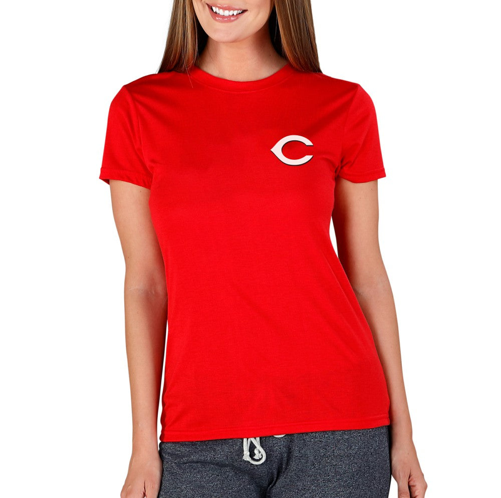 Cincinnati Reds Concepts Sport Women's Marathon Knit Top - Red Tops
