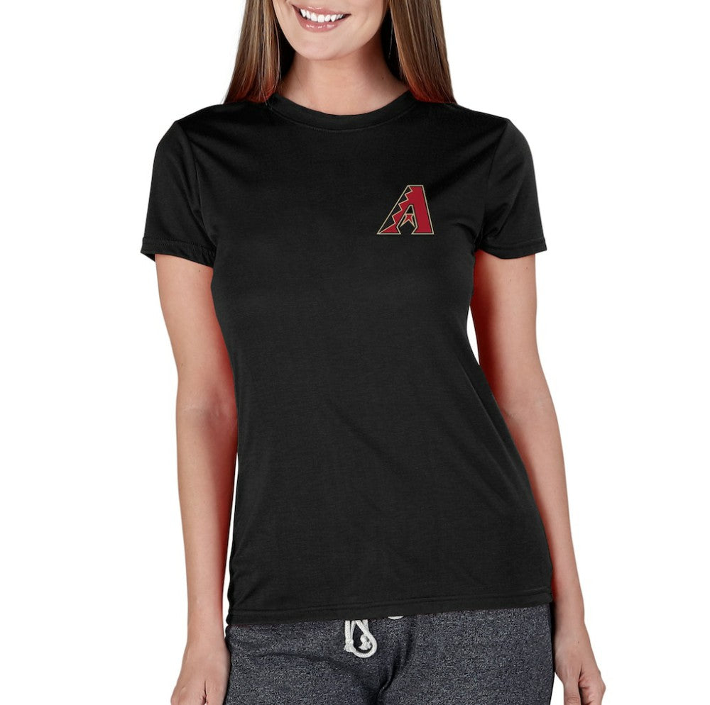 Arizona Diamondbacks Concepts Sport Women's Marathon Knit Top - Black Tops