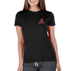 Arizona Diamondbacks Concepts Sport Women's Marathon Knit Top - Black Tops