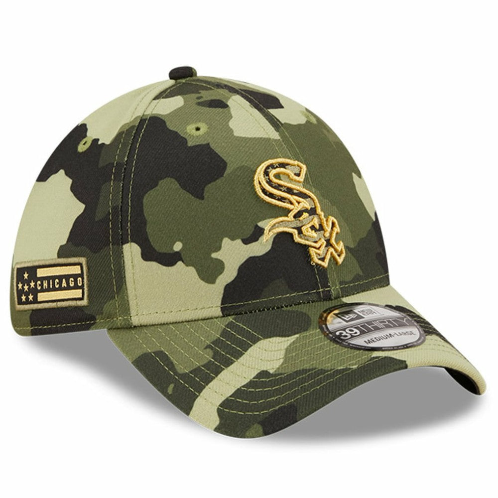 Chicago White Sox New Era 2022 Armed Forces Day 39THIRTY Flex Hat - Camo Hats