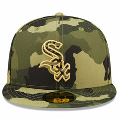 Chicago White Sox New Era 2022 Armed Forces Day On-Field 59FIFTY Fitted Hat - Camo Hats