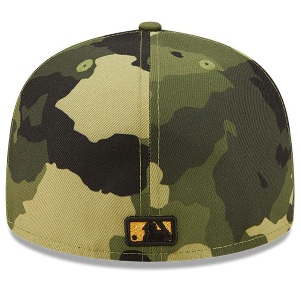 Miami Marlins New Era 2022 Armed Forces Day On-Field 59FIFTY Fitted Hat - Camo Hats