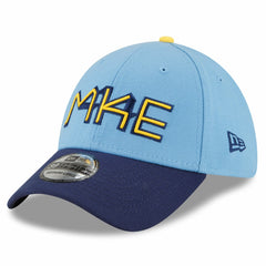 Milwaukee Brewers New Era 2022 City Connect 39THIRTY Flex Hat - Powder Blue Hats