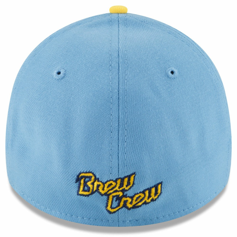 Milwaukee Brewers New Era 2022 City Connect 39THIRTY Flex Hat - Powder Blue Hats