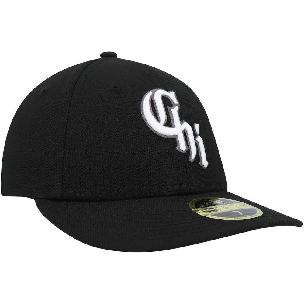 Chicago White Sox New Era City Connect Low Profile 59FIFTY Fitted Hat - Black Hats