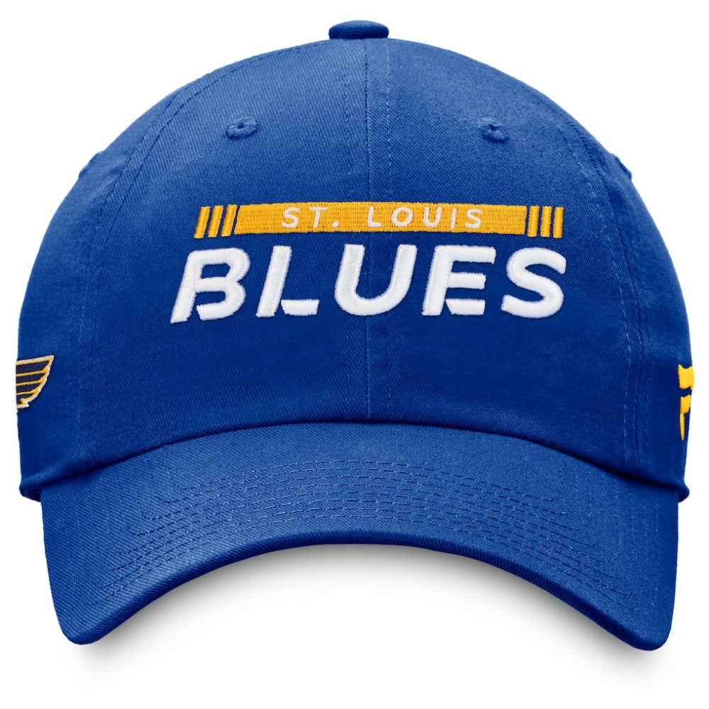 St. Louis Blues Fanatics Authentic Pro Rink Adjustable Hat - Blue | US 4464967