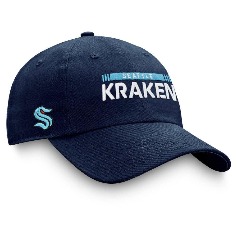 Seattle Kraken Fanatics Authentic Pro Rink Adjustable Hat - Deep Sea Blue | US 4464979