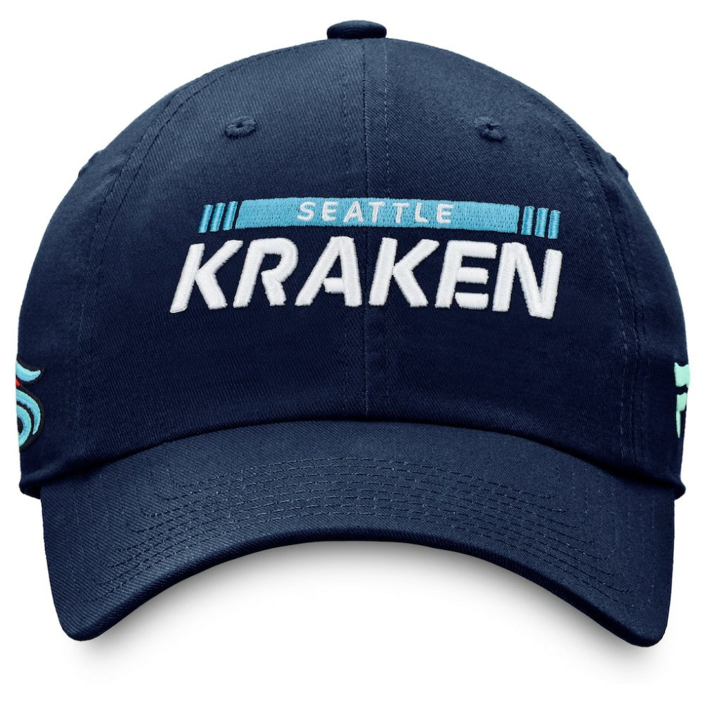 Seattle Kraken Fanatics Authentic Pro Rink Adjustable Hat - Deep Sea Blue | US 4464979