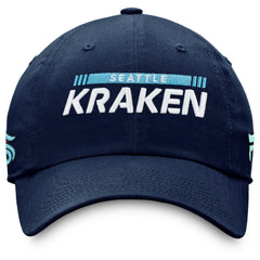 Seattle Kraken Fanatics Authentic Pro Rink Adjustable Hat - Deep Sea Blue | US 4464979