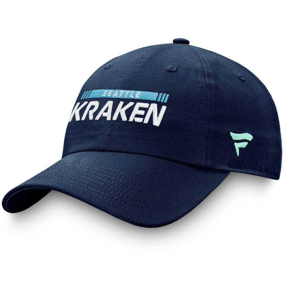 Seattle Kraken Fanatics Authentic Pro Rink Adjustable Hat - Deep Sea Blue | US 4464979