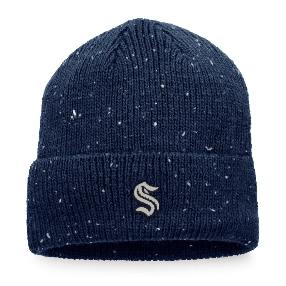 Seattle Kraken Fanatics Authentic Pro Rink Pinnacle Cuffed Knit Hat - Deep Sea Blue | US 4465011