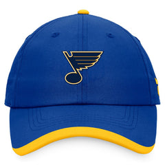St. Louis Blues Fanatics Authentic Pro Rink Pinnacle Adjustable Hat - Blue | US 4465016