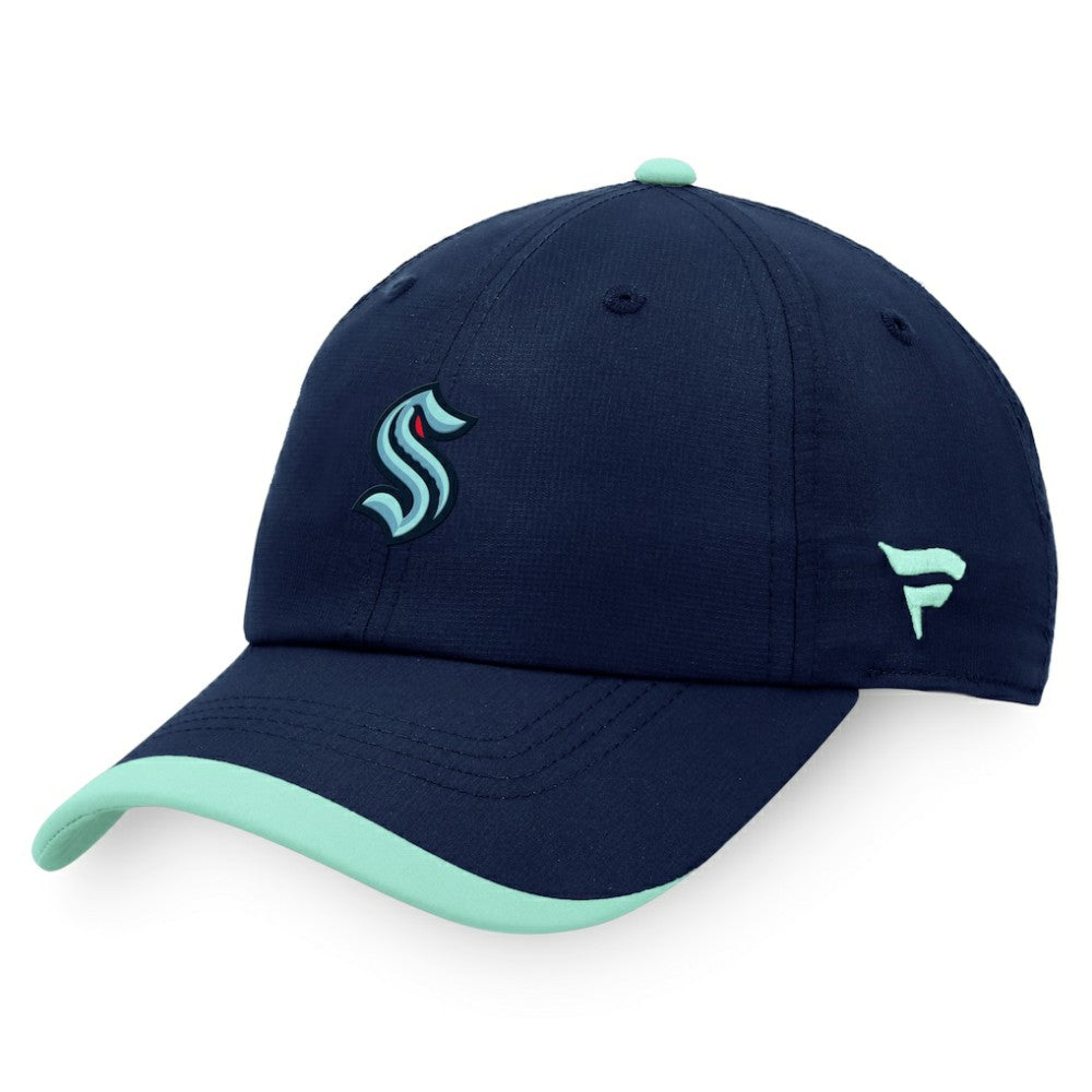 Seattle Kraken Fanatics Authentic Pro Rink Pinnacle Adjustable Hat - Deep Sea Blue | US 4465047