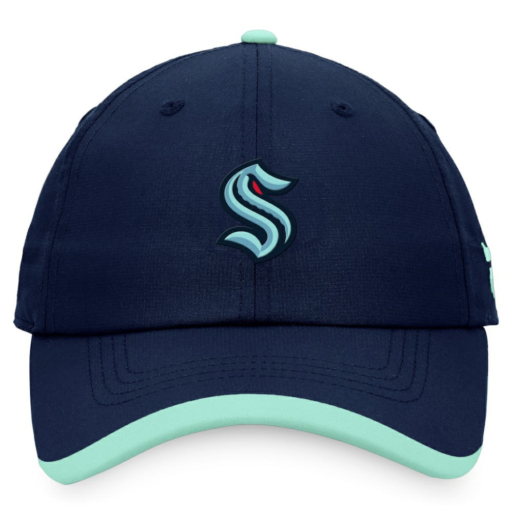 Seattle Kraken Fanatics Authentic Pro Rink Pinnacle Adjustable Hat - Deep Sea Blue | US 4465047