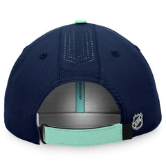 Seattle Kraken Fanatics Authentic Pro Rink Pinnacle Adjustable Hat - Deep Sea Blue | US 4465047